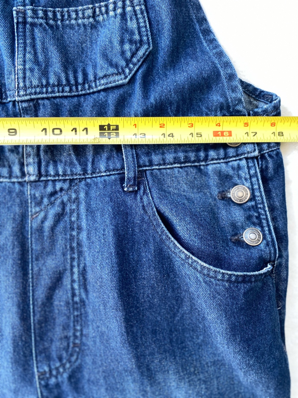 Free People We The Free Ziggy Slouchy Denim Overalls Blue M OB1194398 - Picture 8 of 12